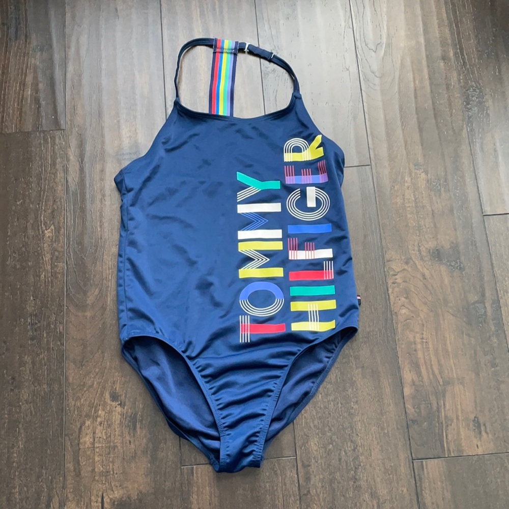 Tommy Hilfiger Girls One Piece Bathing Suit